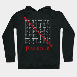 Parkour Labyrinth - tackling things differently Hoodie